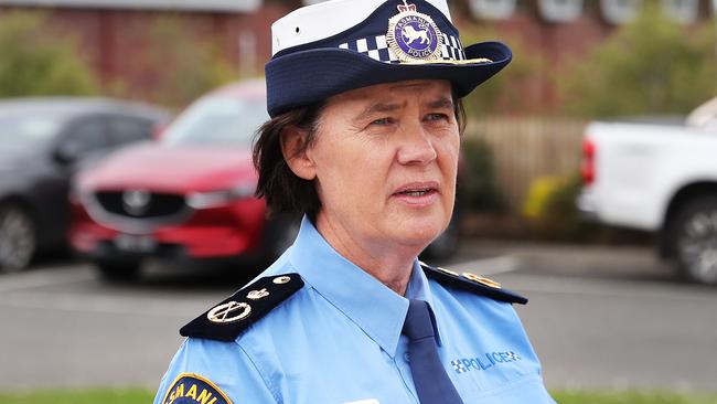 Donna Adams Tasmania Police Commissioner. Picture: Nikki Davis-Jones