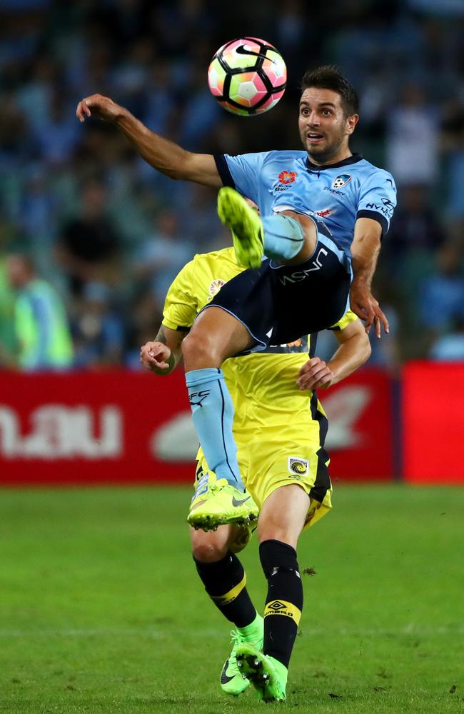 Sydney FC's Michael Zullo has bounced back from his injury woes. Picture: Gregg Porteous