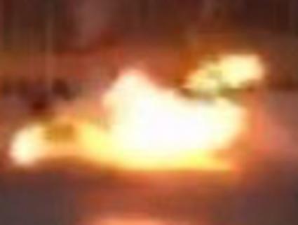 Protester ‘set herself on fire’