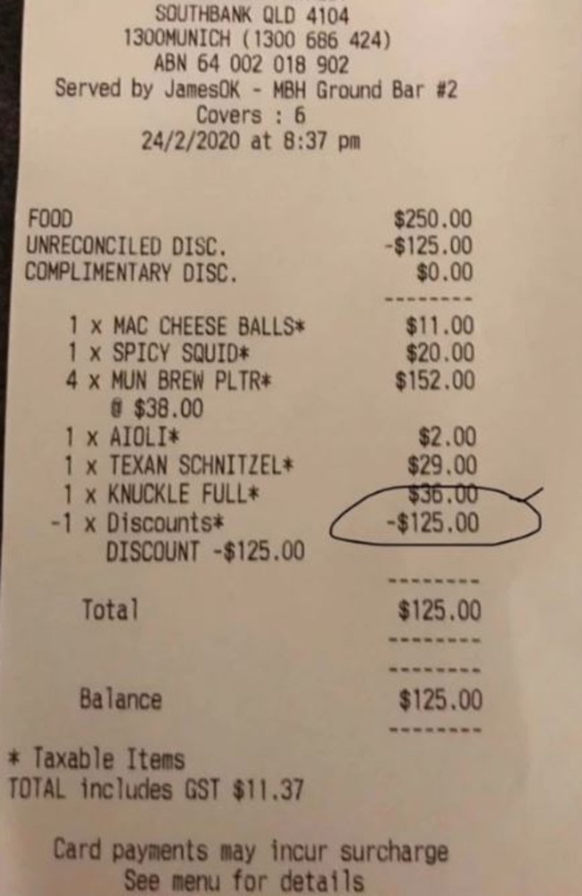 A mum has revealed what she did to slash 50 per cent off her dining bill. Picture: Facebook/MumsWhoBudget&amp;Save