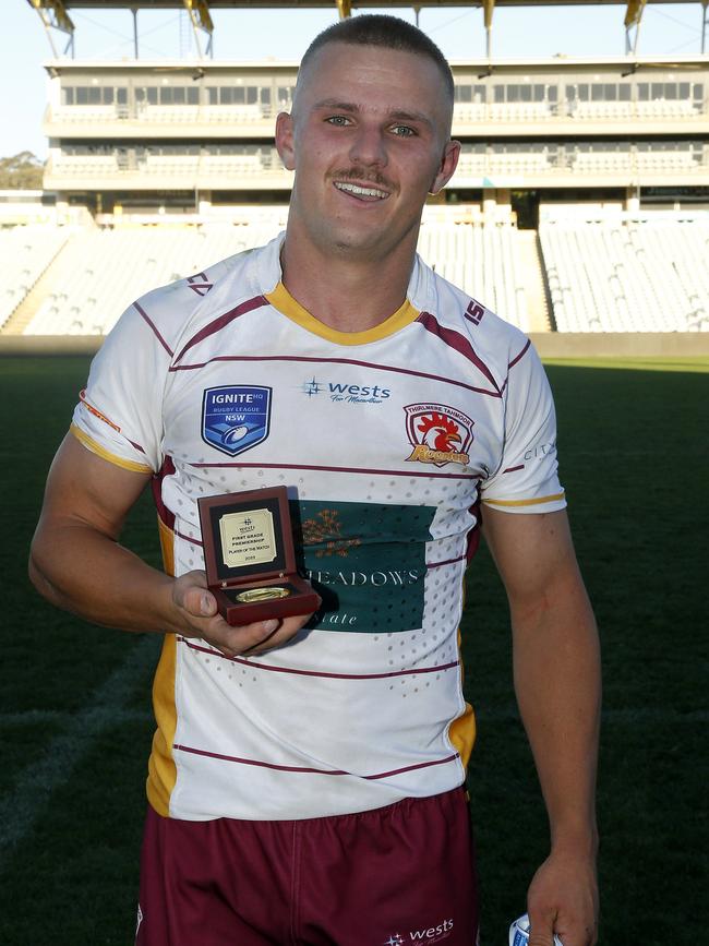 Thirlmere fullback Hayden Sutton was the player of the match. Picture: John Appleyard