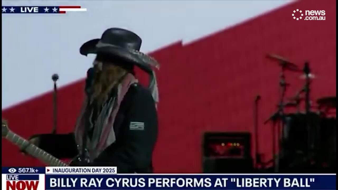 Billy Ray Cyrus slammed over 'trainwreck' performance at Trump's inauguration celebrations