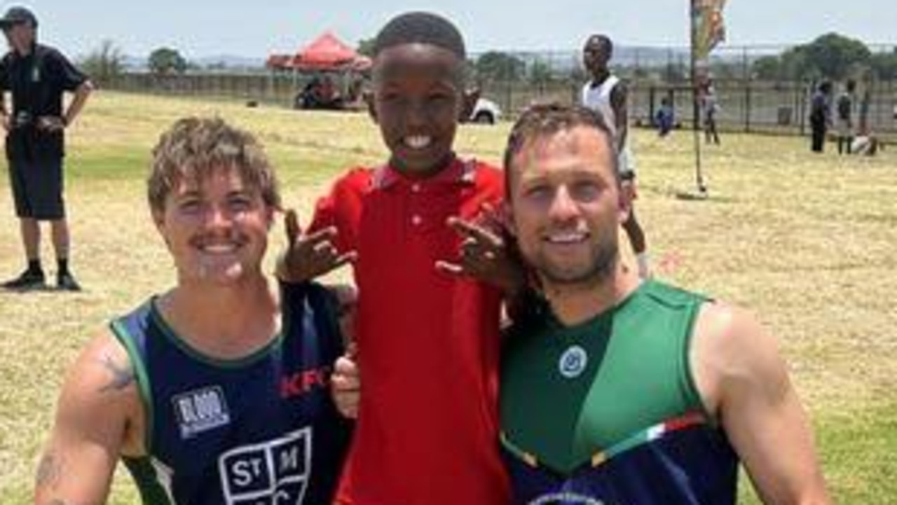 Smiles, perspective: Local club’s trip that took footy to Africa