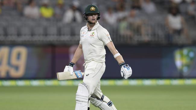 Steve Smith has had a quiet Test summer to date. Picture: AP