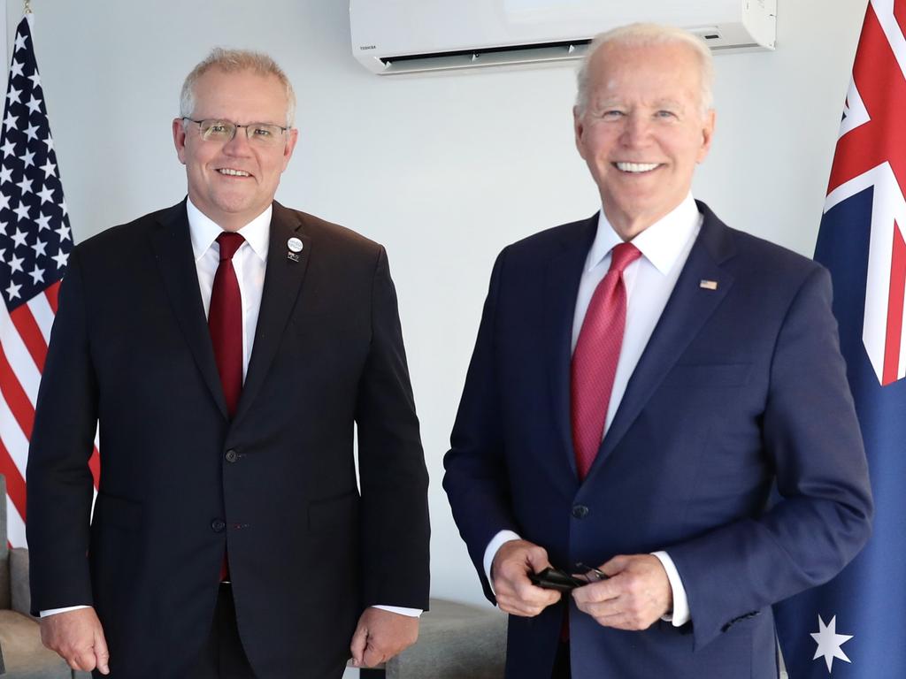 Prime Minister Scott Morrison said the US ‘had no stronger partner’ in defending the values of the liberal world order than Australia. Picture: Adam Taylor/PMO.