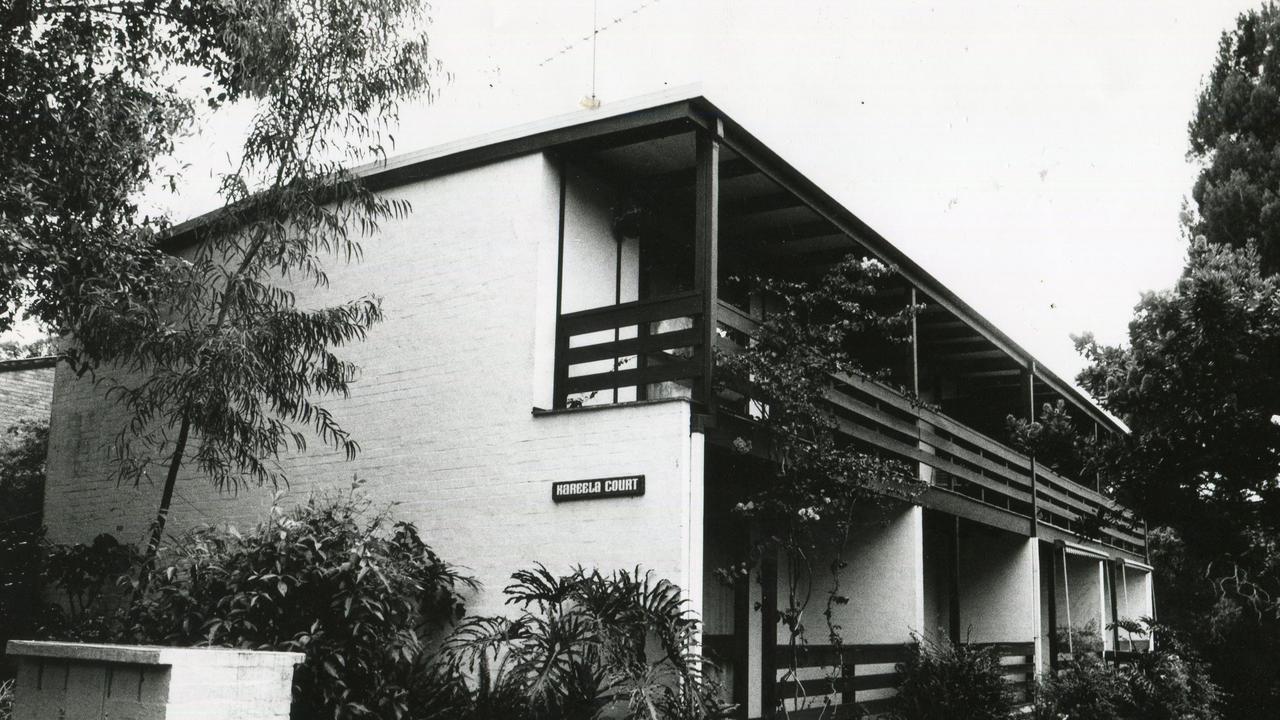 The block of units, Kareela Court at Noosa where Lesley was murdered at about 12.40am on November 9th