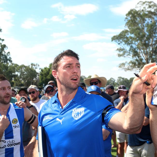 Corowa-Rutherglen coach Steve Owen. Picture Yuri Kouzmin