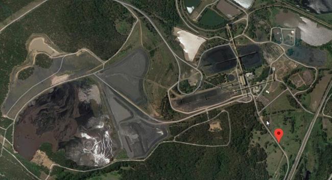 The Teralba Coal mining site on Powerhouse Road that was broken into. Four people charged.