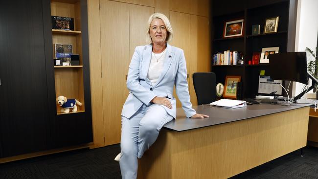 NSW’s newly-sworn police minister Yasmin Catley. Picture: Richard Dobson