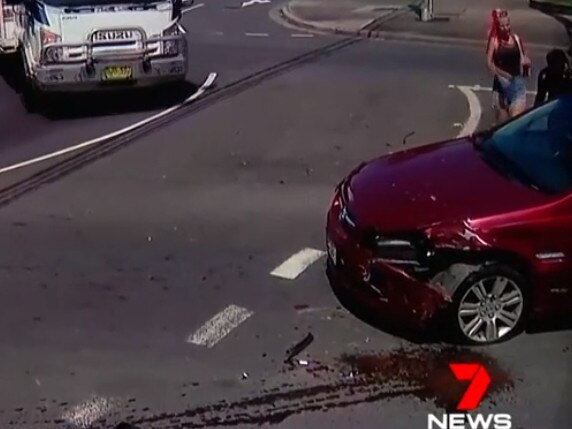 Witnesses rushed to help the woman. Picture: Seven News