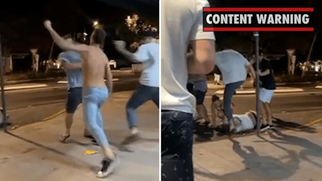 Brutal Noosa fight caught on camera