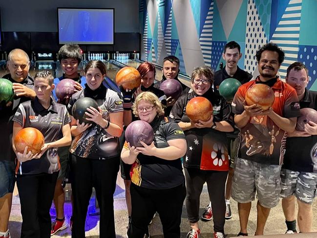 The Territory's tenpin bowlers with a disability are headed to Brisbane for the nationals. Picture: Jenny Tiernan