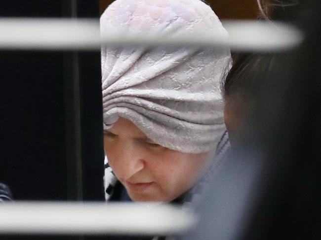 Malka Leifer is taken from the North Melbourne Police Station into a police van after her video link court case. Former Principal of a Jewish Girls School in Melbourne, Malka Leifer, who fled to Israel and has been returned to Melbourne to face sexual abuse charges. Wednesday, January 28, 2021. Picture: David Crosling