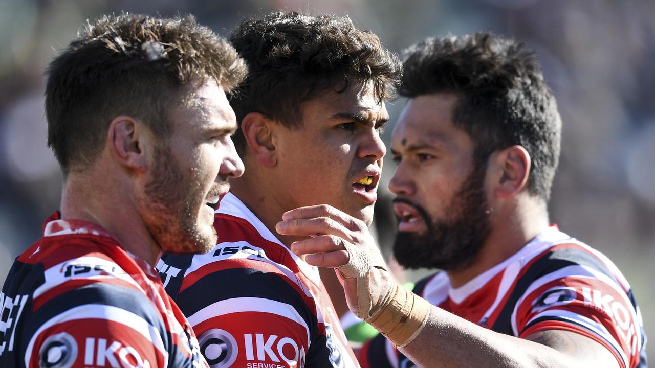 Latrell Mitchell of the Roosters called out a racist on social media.
