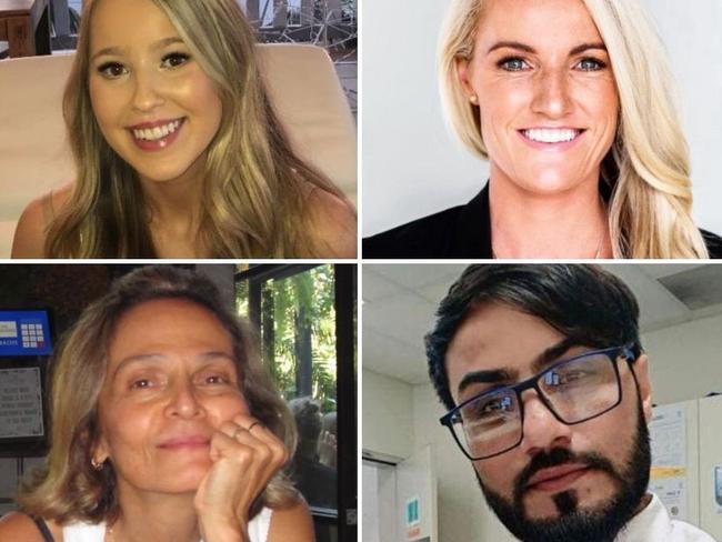 The victims of the Westfield stabbing attack.