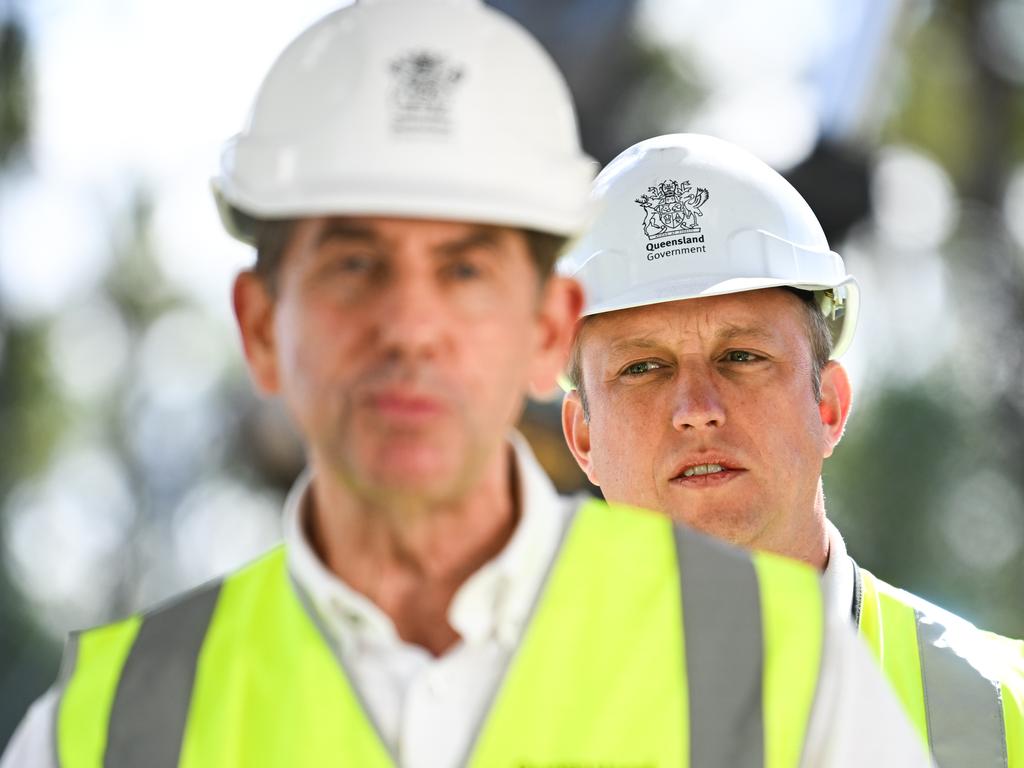 Deputy Cameron Dick (foreground) faces a $111,000 pay cut.