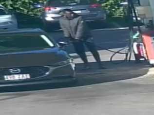 Four men approached an elderly Redbank resident and robbed him at knifepoint before using the stolen car in a fuel drive-off