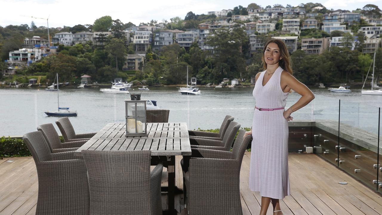 McGrath agent Claudia Portale at her Cremorne home. Picture: John Appleyard