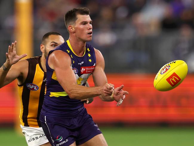 Jaeger O'Meara faces his former team Hawthorn for the first time in 2023. Picture: Paul Kane/Getty Images