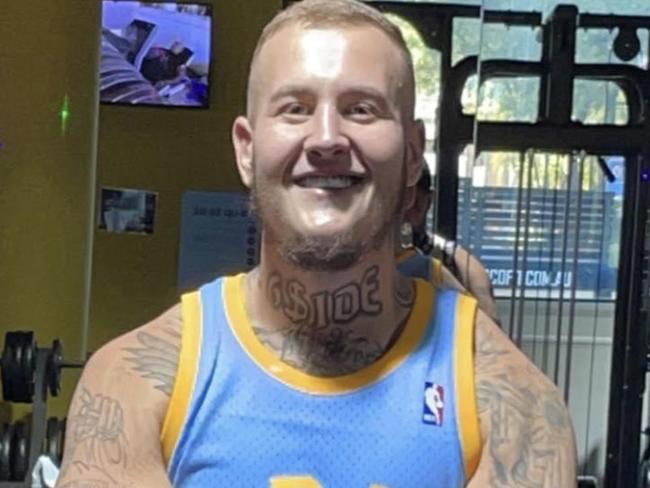 Incarcerated Alameddine clan associate Trent Jeske, pictured while he was at liberty, fronted Parramatta Court last week.