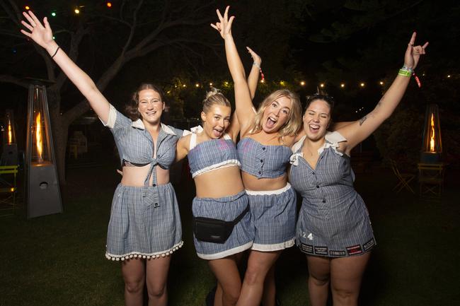 Schoolies celebrate at Victor Harbor. Picture: Brett Hartwig