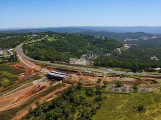 FILE PHOTO: The Toowoomba Second Range Crossing from the air. . Picture: Above Photography PTY LTD