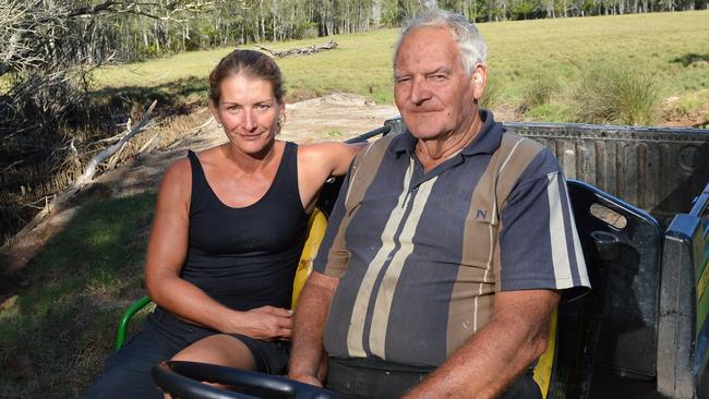 Kerrie and Graham McMartin fear mounting climate change impacts will slowly destroy their property. Picture: supplied