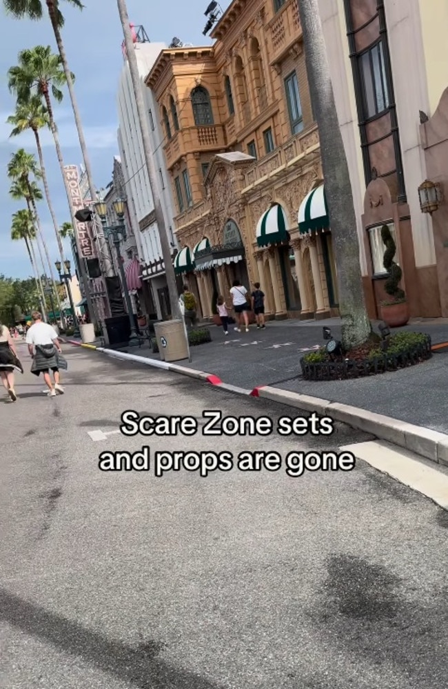 Props have also been removed from the theme park as the hurricane is to predicated to be ‘one of the most destructive hurricanes on record for west-central Florida’.