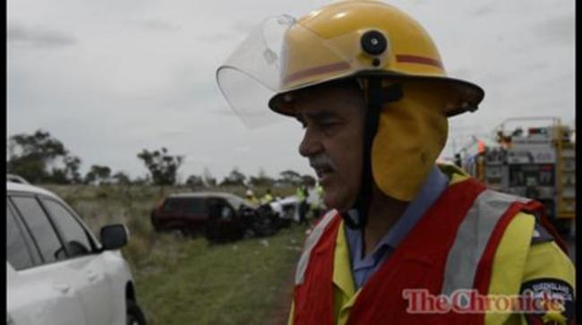 Head on traffic crash