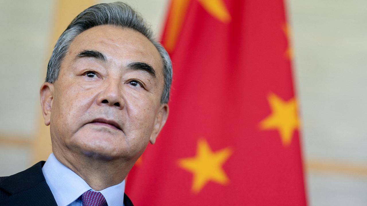 China's Foreign Minister Wang Yi listed four ways the relationship could be improved. Picture: Stefani Reynolds/POOL/AFP