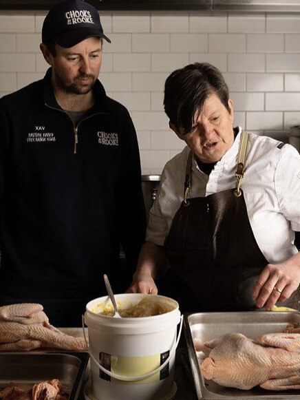 Xavier and Annie Smithers in the kitchen. Pictures: Supplied