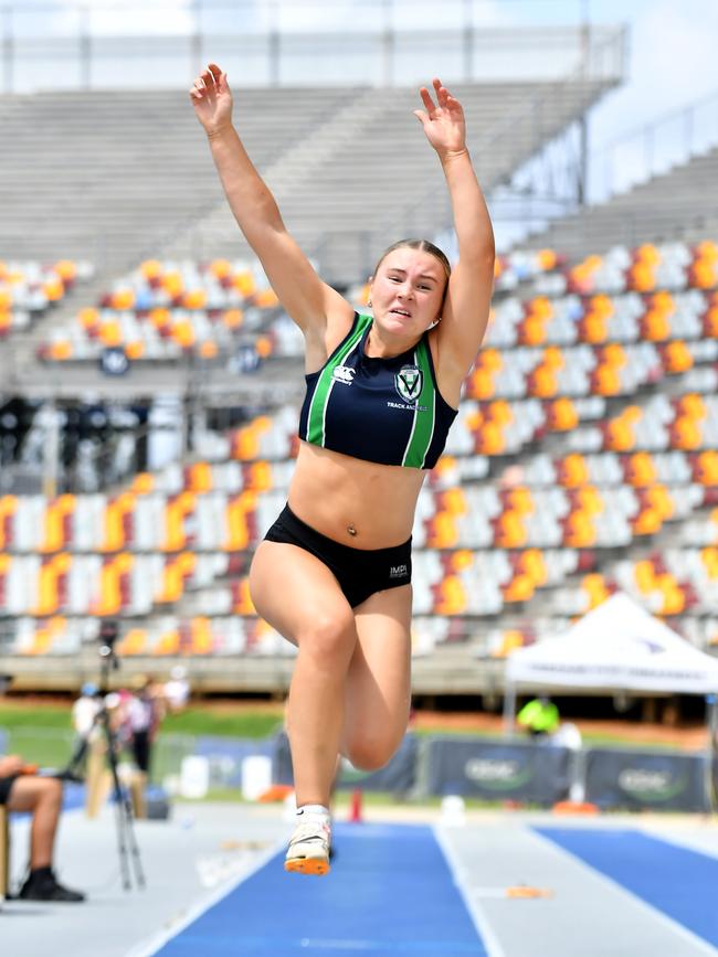 The Queensland All Schools track and field championships at QSAC. Saturday November 2, 2024. Picture, John Gass