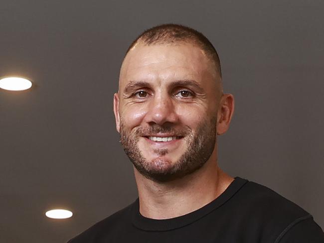 DAILY TELEGRAPH. NOVEMBER 25, 2021.Ex-NRL player Robbie Farah in his new Pilates studio, KX, in Concord, today.Picture: Justin Lloyd.