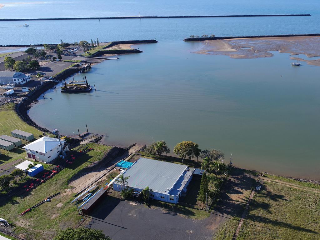 The site of the proposed marina development and surrounds.