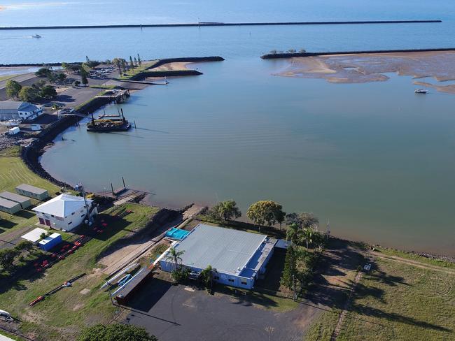 The site of the proposed marina development and surrounds.