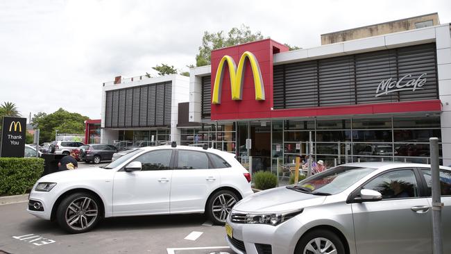 McDonald’s at Cremorne. Picture: Adam Ward