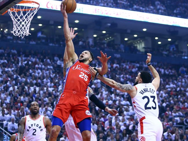 Simmons came within a game of leading the Philadelphia ‘76ers to the NBA Finals this year. Picture: Vaughn Ridley/ Getty Images.