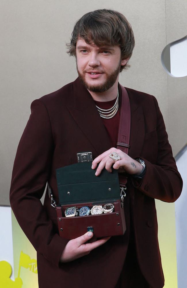 Murda Beatz, producer turned watch salesman. Picture: Andres KUDACKI / AFP