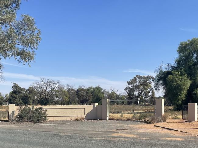 The site of the mooted $36m rehab drug and alcohol facility on the site of the old Merbein Primary School on Jenner St.