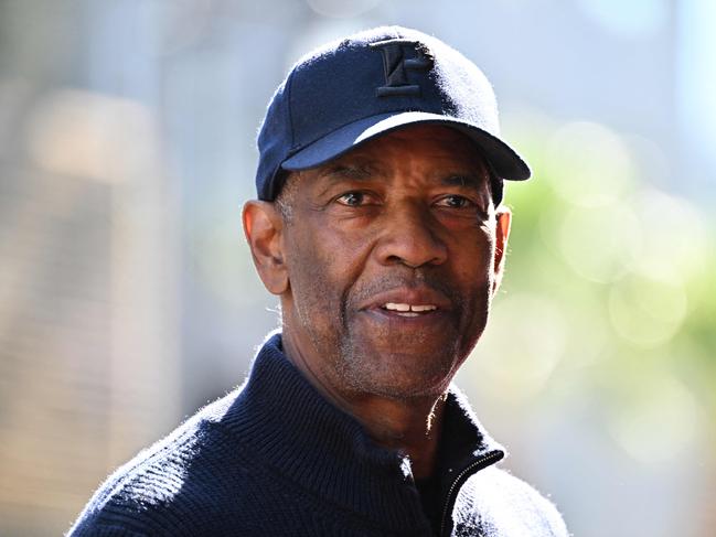 US actor Denzel Washington attends the posthumous Hollywood Walk of Fame star ceremony for US playwright August Wilson, in Hollywood, California on January 7, 2025. (Photo by Robyn Beck / AFP)