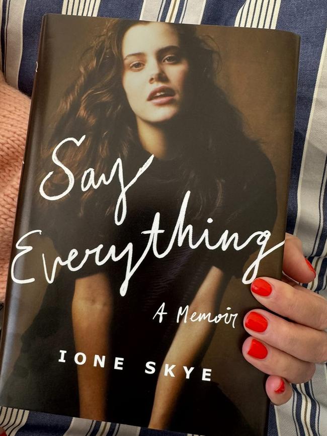 Skye’s memoir Say Everything. Photo: Supplied