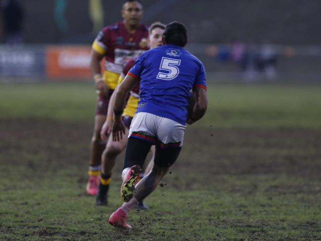 Jets winger Royvirianthy Faimanifo crossed for a couple of tries. Picture Warren Gannon Photography