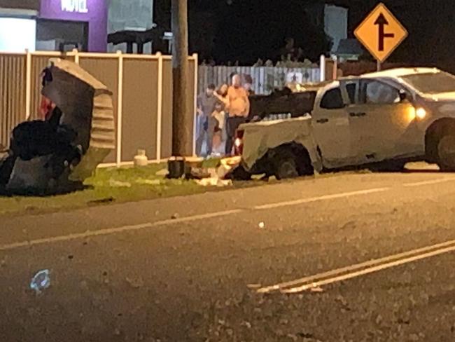 Driver charged over multi-vehicle highway crash that damaged car and boat