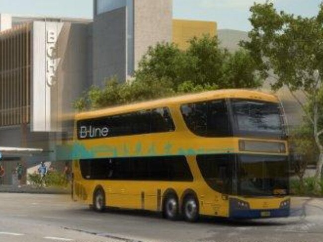 Artist’s impression of the B-line. Picture: Supplied