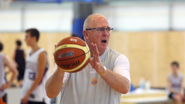 Brisbane Capitals men’s coach Bruce Palmer.