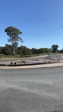 Woman airlifted after being run down on quiet Qld street