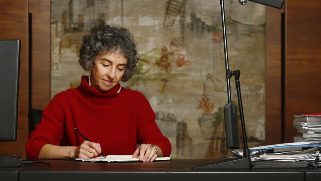 Artist and art patron Michelle Belgiorno- Nettis at her Mosman home. Picture: John Appleyard