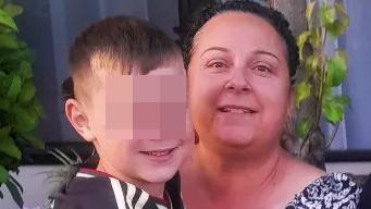 ONLINE SAFE VERSIONS , **LEGAL WARNING: CHILDREN'S IDENTIFICATIONS - INCLUDING NAMES - SUPPRESSED** A couple - Michelle Bodzsar and Ben Miller - raised $60,000 for their child's fake cancer diagnosis, shaving their son's  head and eyebrows and putting him into a wheelchair, police allege. Picture: Facebook