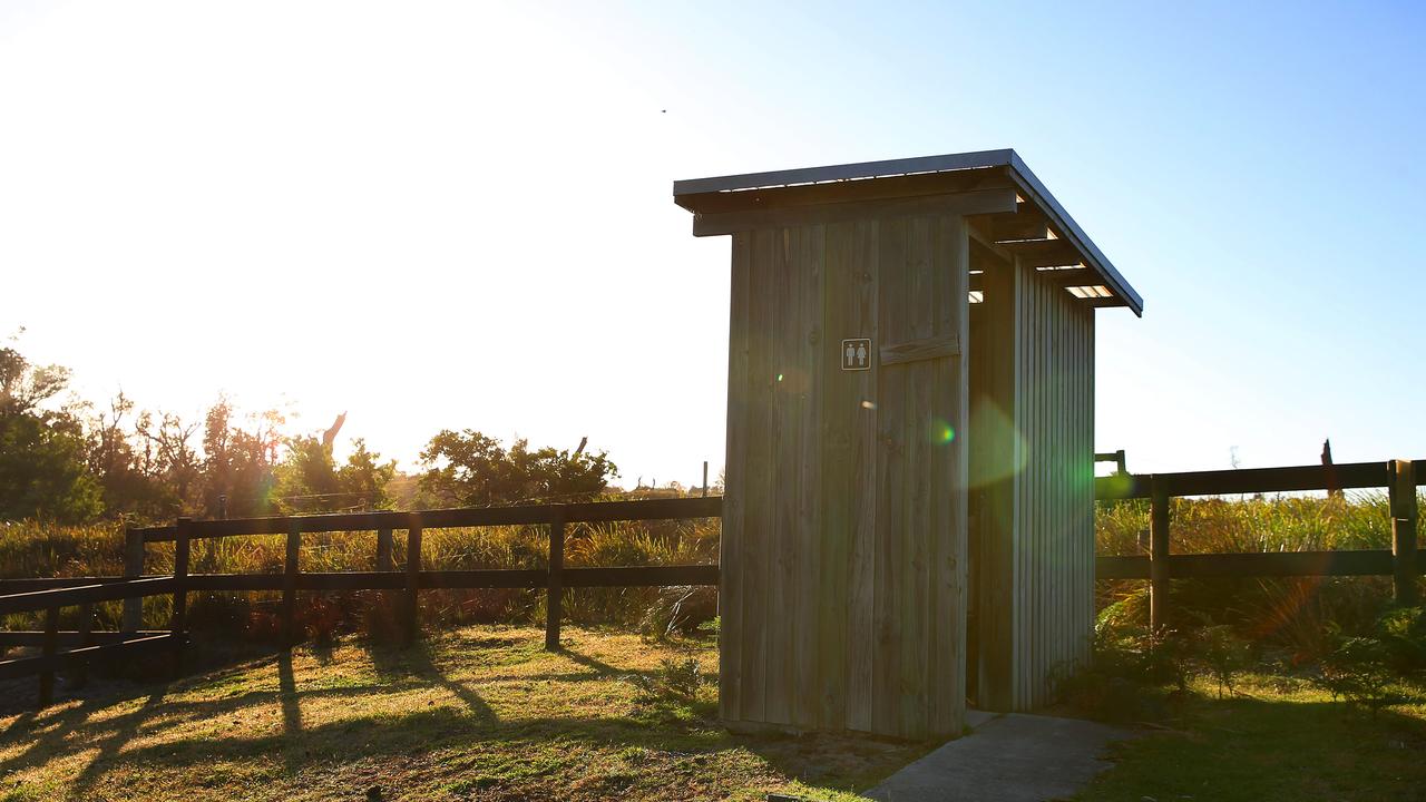 About 8km inland from a jetty is their headquarters: a jumble of corrugated iron huts that includes a communal kitchen (complete with five fridges and a large commercial stove) powered by diesel generator, a bunk house with total accommodation sleeping 40, camp showers run by solar power, and even flushing toilets. Picture: Andy Rogers