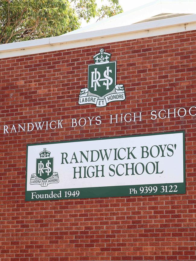 Randwick Boys High School.